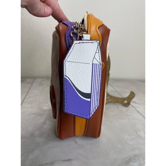 Betsey Johnson That's my Jam Crossbody Purse Peanut Butter and Jelly Purse - Picture 16 of 16